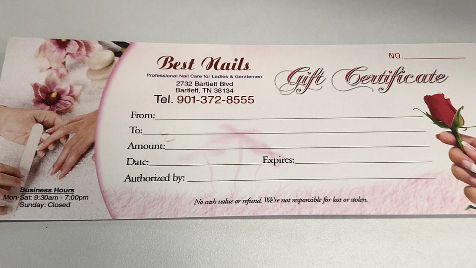 Nail salon interior with manicure stations