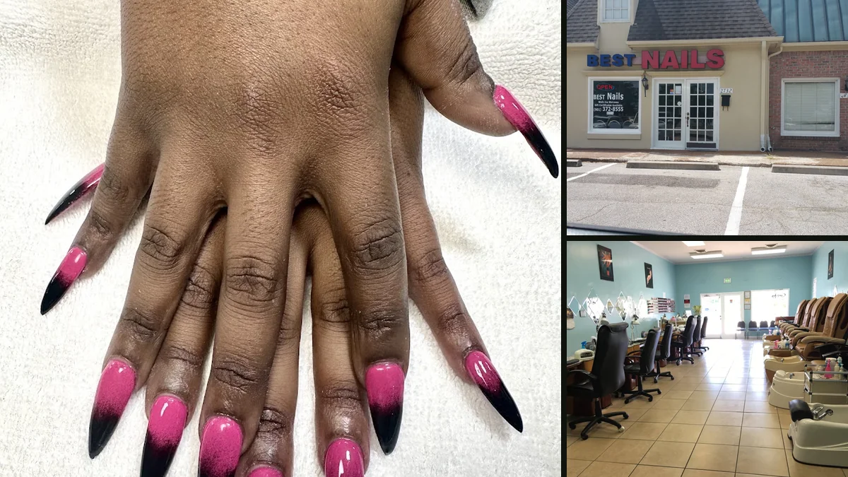 Pedicure chair and nail tools