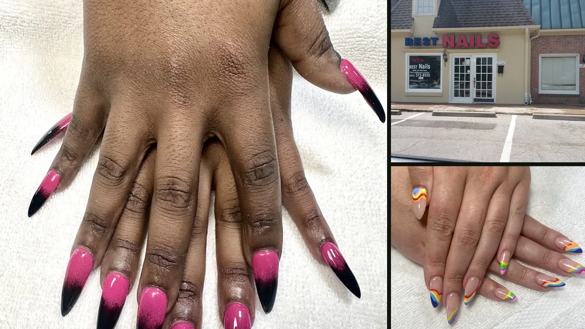 Pedicure chair and nail tools
